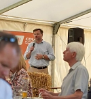 Landtagsabgeordneter Stefan Schard (CDU) beim Feuerwehrforum auf dem Possen (Foto: CDU Kyffh&auml;userkreis)