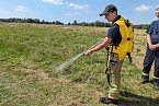 Neuer L&ouml;schrucksack f&uuml;r die Sondersh&auml;user Feuerwehr (Foto: Janine Skara)
