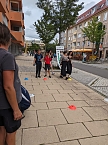 Bild: Boccia-Stand zum Weinfest in September in Sondershausen (Foto: Boccia Carolin Eberth)