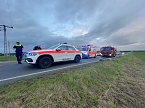 Unfall bei Großfurra (Foto: S.Dietzel) Unfall bei Großfurra (Foto: S.Dietzel)