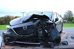 Unfall bei Großfurra (Foto: S.Dietzel) Unfall bei Großfurra (Foto: S.Dietzel)