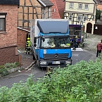 Unfall in Holzthaleben (Foto:  THW Sondershausen/S.Dietzel)