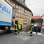 Unfall in Holzthaleben (Foto:  THW Sondershausen/S.Dietzel)