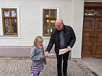 Gewinnerinnen des K&uuml;rbisschnitzwettbewerb in Sondershausen wurden ausgezeichnet (Foto: Janine Skara)