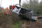Schwerer Unfall auf der A38 bei Ro&szlig;la (Foto: S. Dietzel)