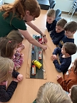 Was passiert bei einem Unfall? &Uuml;bungsstunde in der Integrierten Kindertagesst&auml;tte "KIndervilla" in Bad Frankenhausen  (Foto: Katrin MIlde)