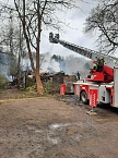 Brand und L&ouml;scharbeiten in Heldrungen (Foto: S. Dietzel)