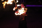 Spektakul&auml;re Feuershow von "EVENTPUPPETS" beim Mittelalterstadtfest in Bad Langensalza (Foto: Eva Maria Wiegand)