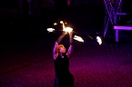 Spektakul&auml;re Feuershow von "EVENTPUPPETS" beim Mittelalterstadtfest in Bad Langensalza (Foto: Eva Maria Wiegand)