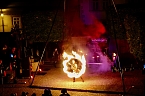 Spektakul&auml;re Feuershow von "EVENTPUPPETS" beim Mittelalterstadtfest in Bad Langensalza (Foto: Eva Maria Wiegand)