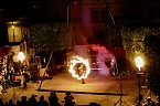 Spektakul&auml;re Feuershow von "EVENTPUPPETS" beim Mittelalterstadtfest in Bad Langensalza (Foto: Eva Maria Wiegand)