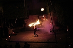 Spektakul&auml;re Feuershow von "EVENTPUPPETS" beim Mittelalterstadtfest in Bad Langensalza (Foto: Eva Maria Wiegand)