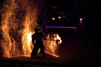 Spektakul&auml;re Feuershow von "EVENTPUPPETS" beim Mittelalterstadtfest in Bad Langensalza (Foto: Eva Maria Wiegand)