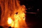 Spektakul&auml;re Feuershow von "EVENTPUPPETS" beim Mittelalterstadtfest in Bad Langensalza (Foto: Eva Maria Wiegand)