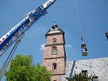 Abnahme Turmknopf Kirche Bendeleben (Foto: Karl-Heinz Herrmann)