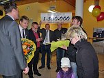 Der 1.500.000. Besucher (Foto: Karl-Heinz Herrmann) Der 1.500.000. Besucher (Foto: Karl-Heinz Herrmann)