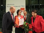 Von der Preisverleihung (Foto: B&uuml;ndnis gegen Rechts im Kyffh&auml;userkreis )