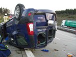 Unfall auf der Autobahn (Foto: API)