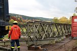 " Brückenbau im Thueringer Wald " (Foto: THW) " Brückenbau im Thueringer Wald " (Foto: THW)