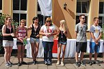 Ergebnisse des Kreiswettbewerbs 2014 (Foto: DRK Sondershausen) Ergebnisse des Kreiswettbewerbs 2014 (Foto: DRK Sondershausen)