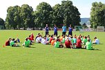 Volles Training bei der Fu&szlig;ballschule (Foto: Karl-Heinz Herrmann)