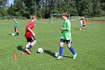 Volles Training bei der Fu&szlig;ballschule (Foto: Karl-Heinz Herrmann)
