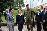 Gespr&auml;che mit der Verteidigungsministerin (Foto: Karl-Heinz Herrmann)