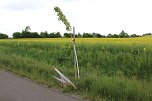 Vandalismus am Radweg? (Foto: Karl-Heinz Herrmann)