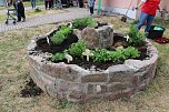 Spiralbeet zum Aktionstag bepflanzt (Foto: Karl-Heinz Herrmann)