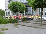 Protest der Besch&auml;ftigten (Foto: Harald Buntfu&szlig;)