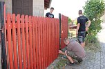 Zaun erneuert (Foto: Karl-Heinz Herrmann)