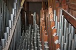 Das Innenleben der Strobel-Orgel (Foto: Karl-Heinz Herrmann)