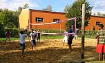 Interkulturelles Volleyballturnier auf dem Abenteuerspielplatz (Foto: Stadtjugendring Sondershausen)