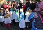 In Jecha kam der Nikolaus mit der Feuerwehr (Foto: Karl-Heinz Herrmann) In Jecha kam der Nikolaus mit der Feuerwehr (Foto: Karl-Heinz Herrmann)
