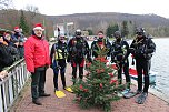 Weihnachtstauchen am Bebraer Teich (Foto: Karl-Heinz Herrmann)
