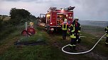 Laube geht in Flammen auf und mehr (Foto: FFW Wasserthaleben) Laube geht in Flammen auf und mehr (Foto: FFW Wasserthaleben)