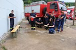 Unwettereinsatz auf Feuerwehrfest in Bebra (Foto: Karl-Heinz Herrmann)