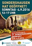 Programm zum Weinfest (Foto: Werbering) Programm zum Weinfest (Foto: Werbering)