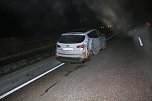 Trotz Blaulicht - Autobahnpolizei wurde in Unfall verwickelt (Foto: Autobahnpolizeiinspektion)