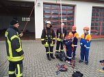 &Uuml;ber den Zaun gestiegen (Foto: Jugendfeuerwehr SDH-Mitte)