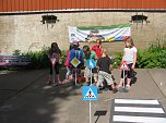Verkehrssicherheitstag in der Kindertageseinrichtung Riethspatzen Heygendorf (Foto: Bernd Müller) Verkehrssicherheitstag in der Kindertageseinrichtung Riethspatzen Heygendorf (Foto: Bernd Müller)