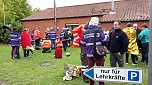 Notfalldarsteller aus Sondershausen in Hessen im Einsatz (Foto: DRK Sondershausen) Notfalldarsteller aus Sondershausen in Hessen im Einsatz (Foto: DRK Sondershausen)