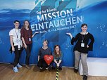 Mission Eintauchen (Foto: R. Hildebrandt Quelle der Fotos und des Video-Beitrags:  https://de-de.facebook.com/tagdertalente, www.facebook.de/tagdertalente, eigene Fotos   )