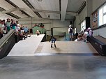 Abschlusspr&uuml;fung des Inlineskatekurses (Foto: Team Skate Arena)