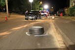Schwerer Unfall in der Borntalstraße (Foto: S. Dietzel) Schwerer Unfall in der Borntalstraße (Foto: S. Dietzel)