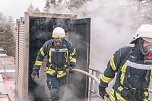 Feuerwehren &uuml;bten in Greu&szlig;en (Foto: Kreisfeuerwehrverband Sondershausen)