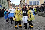 Rosenmontagsumzug nass gemacht (Foto: Karl-Heinz Herrmann)