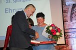 Zwei bemerkenswerte H&ouml;hepunkte bei der Sportgala (Foto: Karl-Heinz Herrmann)