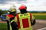 Schwerer Unfall auf der B4 (Foto: S. Dietzel)
