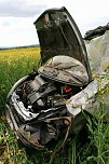 Schwerer Unfall auf der B4 (Foto: S. Dietzel)